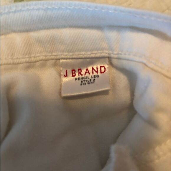 J Brand Pencil Leg Jeans in White - Picture 7 of 7